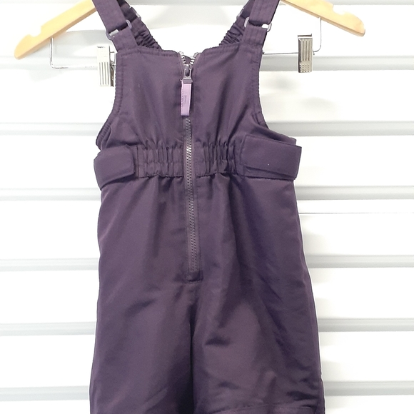 Girls Toddler Bib Snow Pants Size 4T Cherokee - Picture 7 of 10
